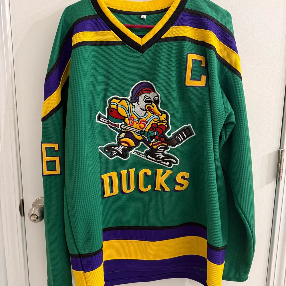 Vintage Mighty Ducks Conway #96 Hockey Jersey